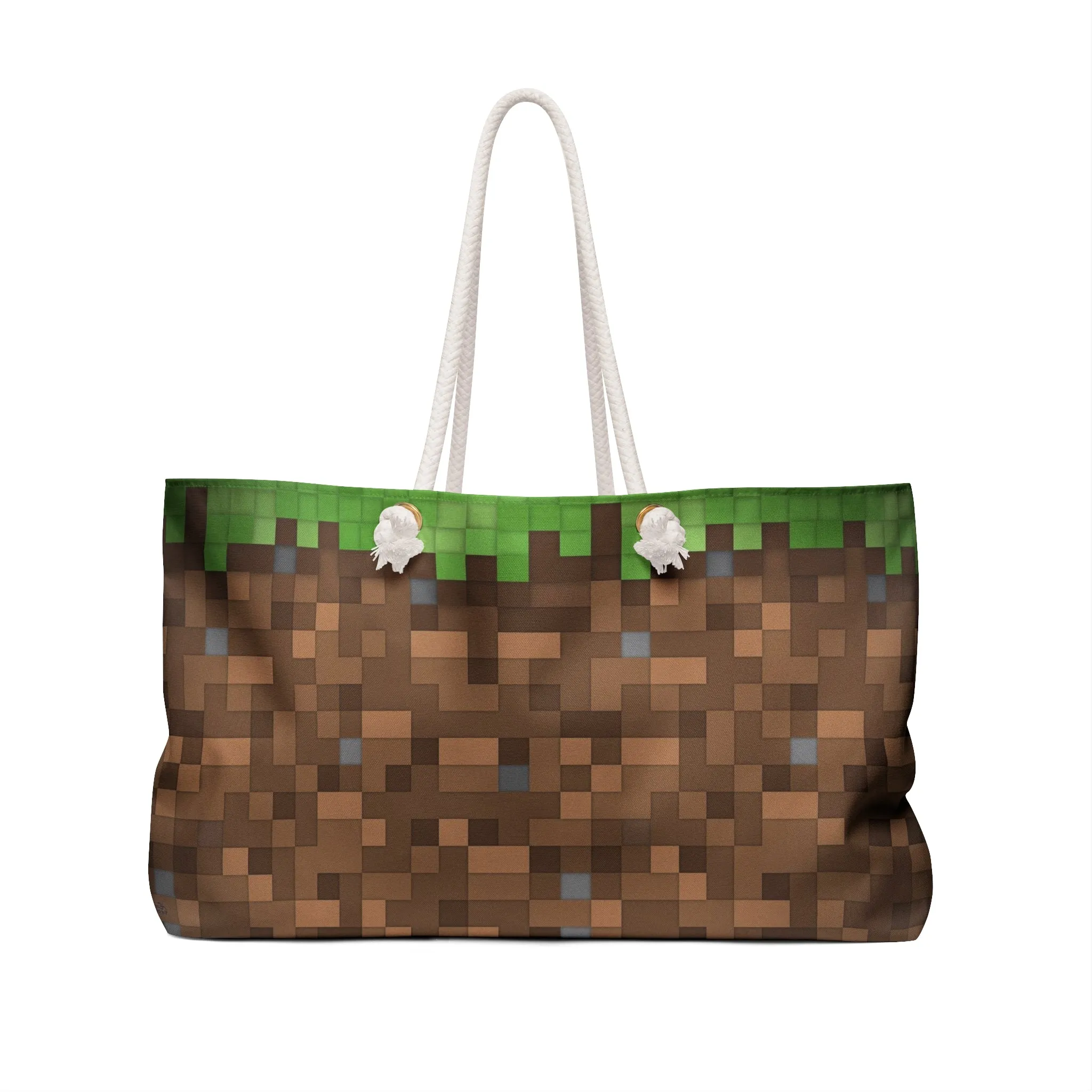 Grass Block Weekender Bag