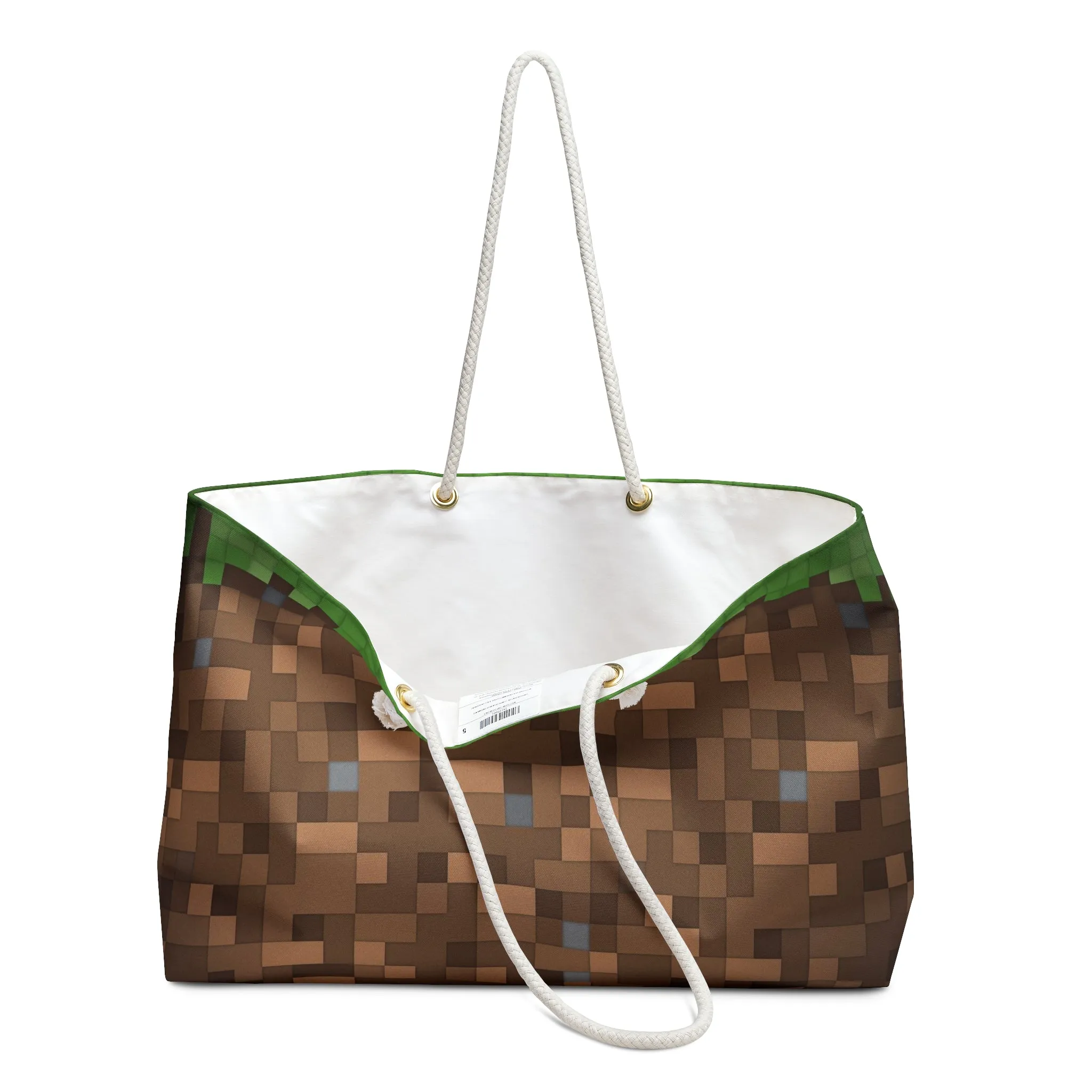 Grass Block Weekender Bag