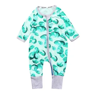 Green Dreams Zip Sleepsuit