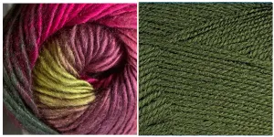GREEN GRASS   CALLA LILY Embossed Natura Gloves KIT