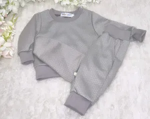 Grey unisex 3 piece set