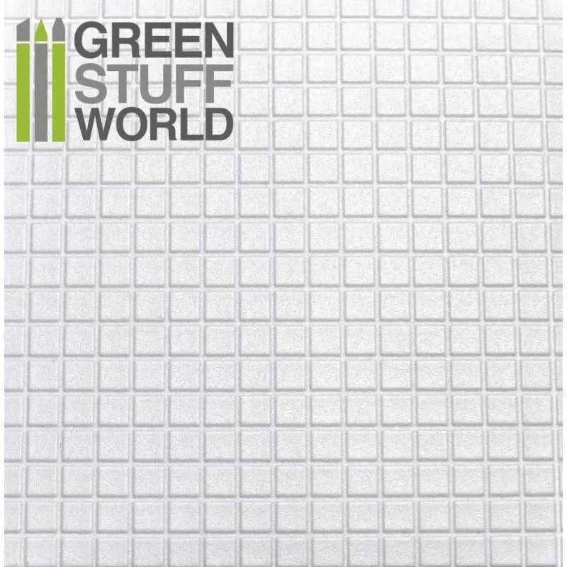GSW Plasticard - Large Squares Sheet