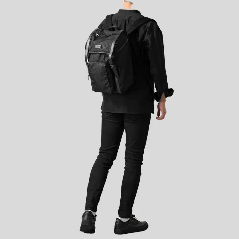 GUCCI Guccissima Unisex Signature GG Nylon Backpack Black RS-510336