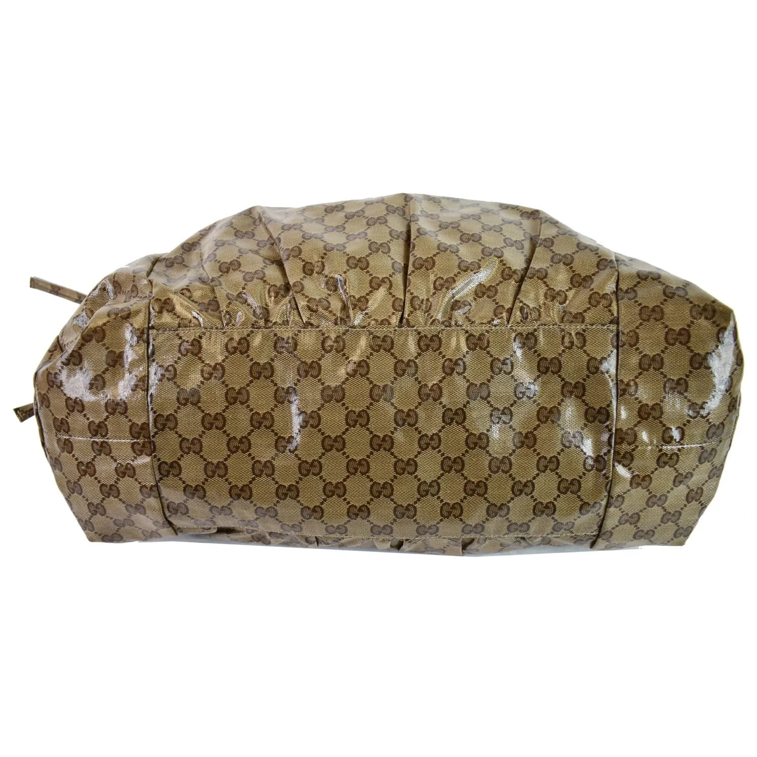 GUCCI Hysteria Large Crystal Coated Canvas Tote Bag Beige 197022