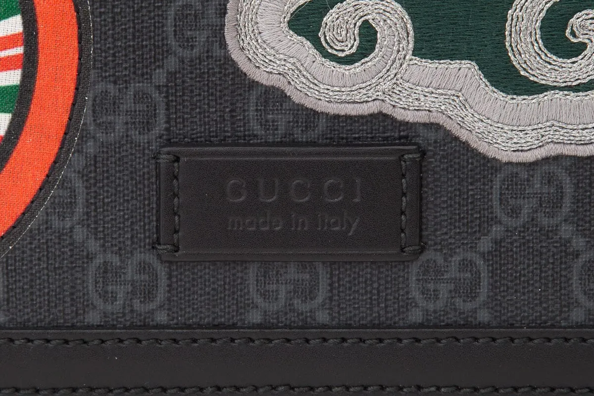 Gucci Multicolor Night Courrier Supreme Flap Messenger Cross-Body