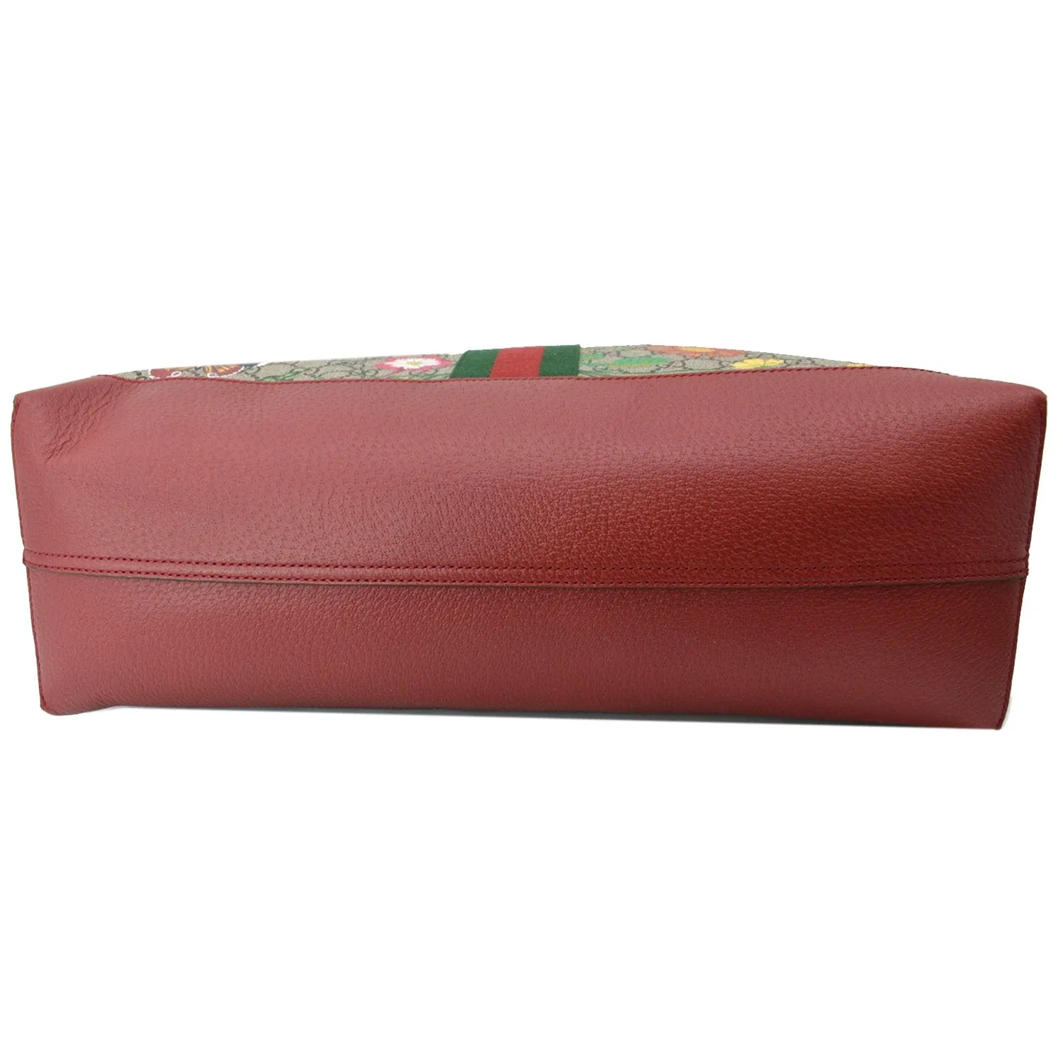 GUCCI Ophidia GG Flora Medium Tote Bag Red 547947
