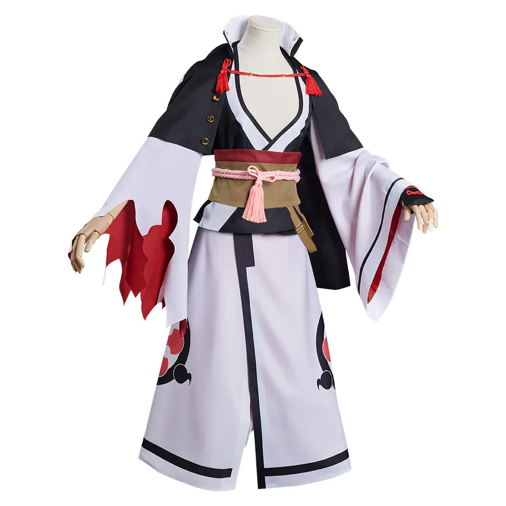 Guilty Gear Strive Baiken Outfits Cosplay Costume Halloween Carnival Suit