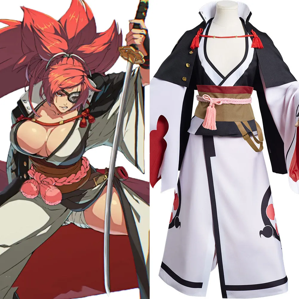 Guilty Gear Strive Baiken Outfits Cosplay Costume Halloween Carnival Suit