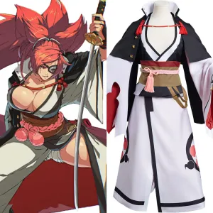 Guilty Gear Strive Baiken Outfits Cosplay Costume Halloween Carnival Suit