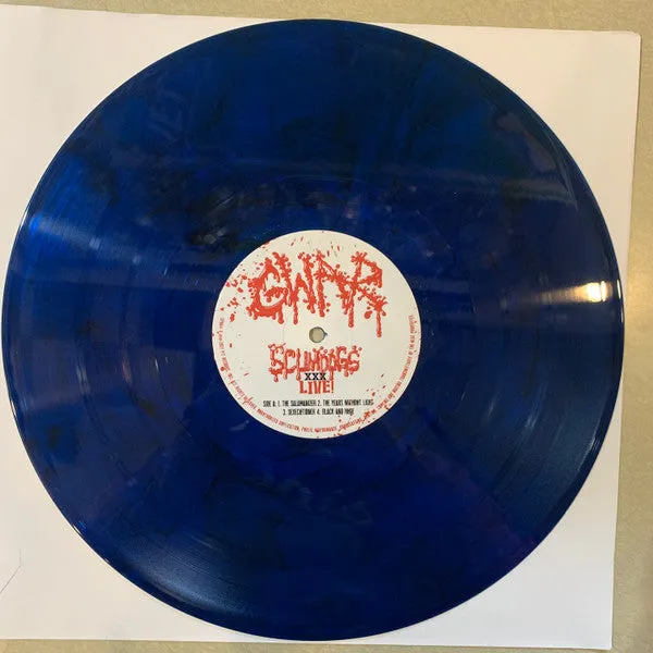 Gwar – Scumdogs XXX Live! Blue Color 2xLP Vinyl LP Record