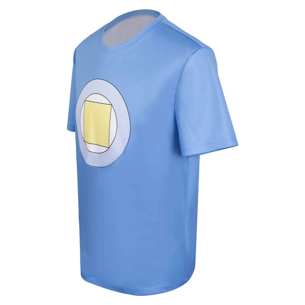 Haikyū!! Tetsurō Kuroo Blue T-shirt Cosplay Costume Outfits Halloween Carnival Suit