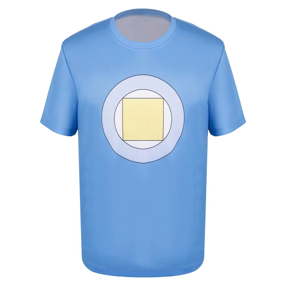 Haikyū!! Tetsurō Kuroo Blue T-shirt Cosplay Costume Outfits Halloween Carnival Suit