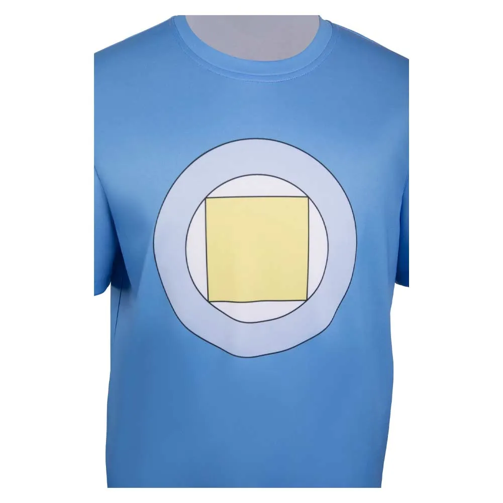 Haikyū!! Tetsurō Kuroo Blue T-shirt Cosplay Costume Outfits Halloween Carnival Suit