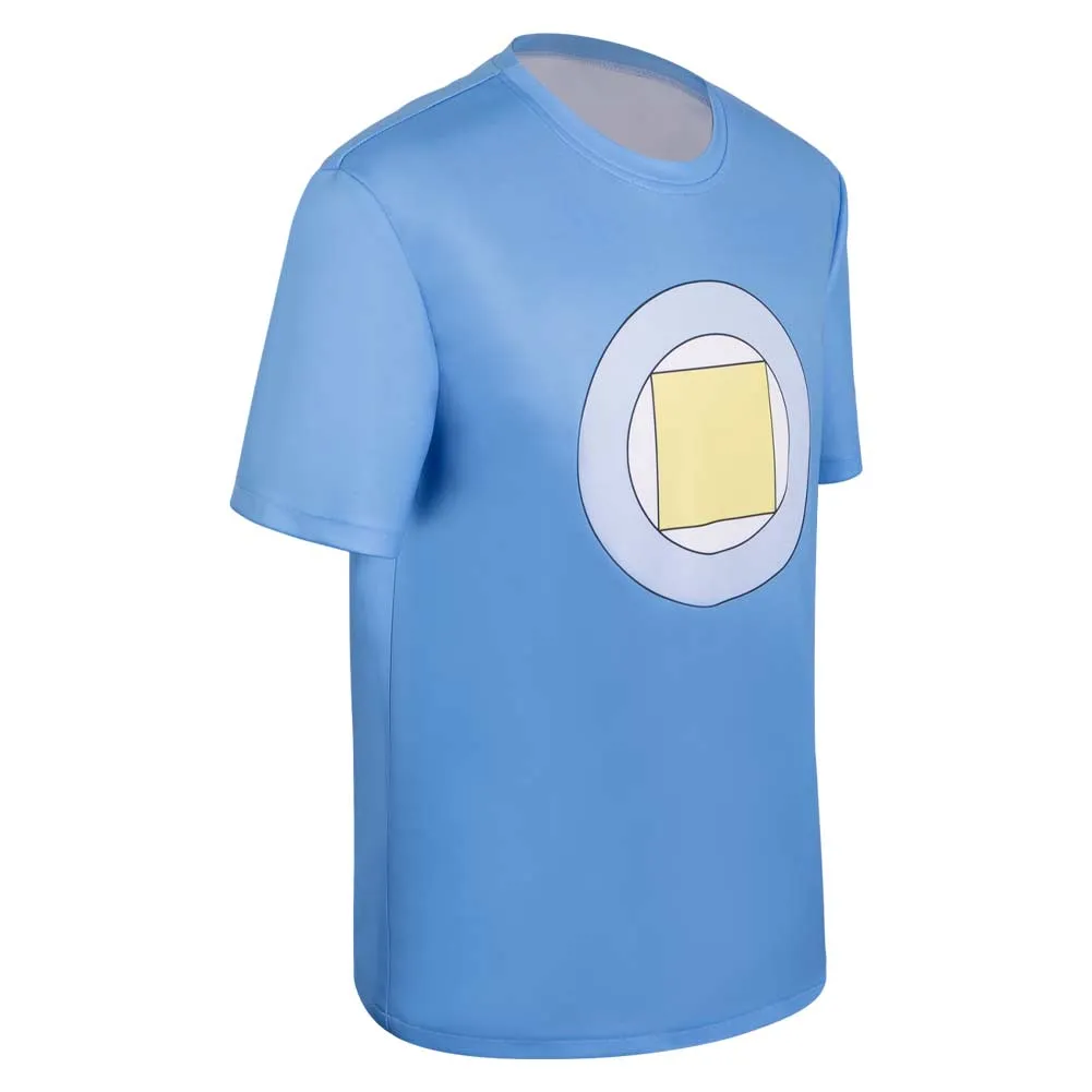 Haikyū!! Tetsurō Kuroo Blue T-shirt Cosplay Costume Outfits Halloween Carnival Suit