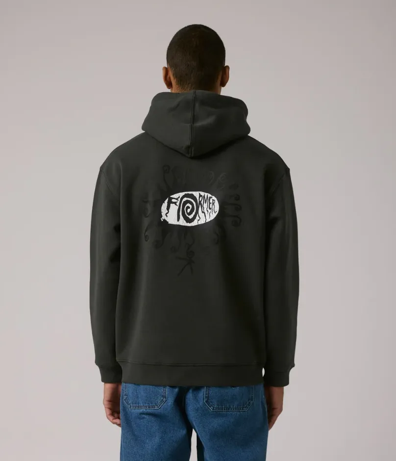 HALO HOOD - WORN BLACK