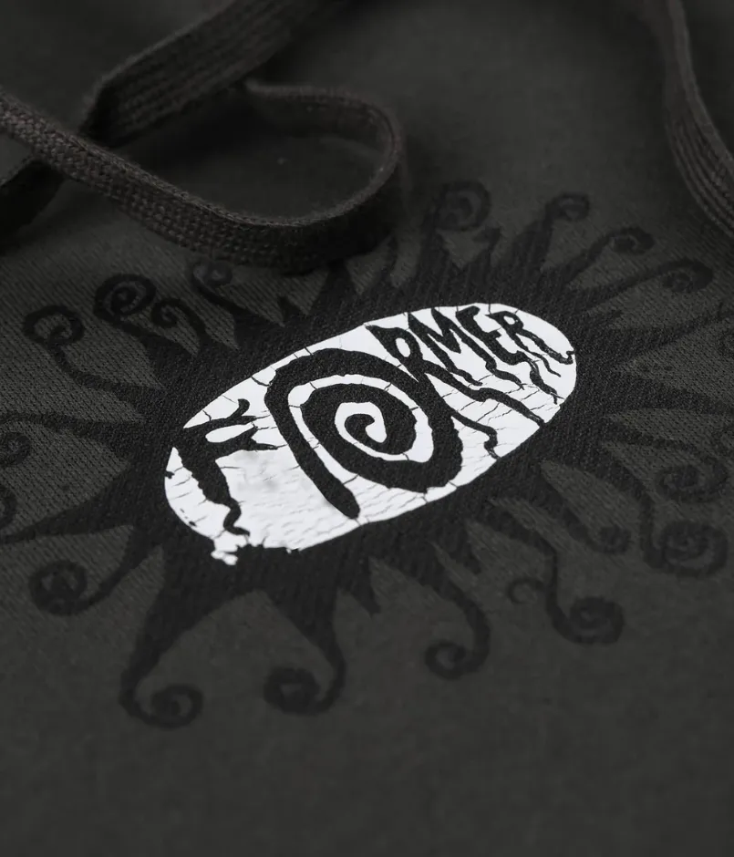 HALO HOOD - WORN BLACK