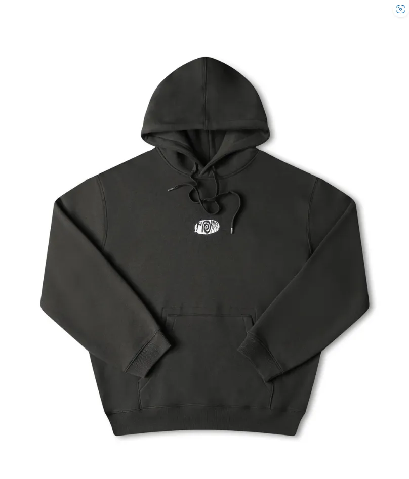 HALO HOOD - WORN BLACK
