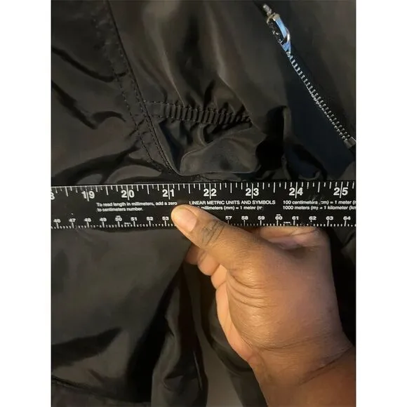 H&amp;M Divided Women's Black Padded Oversized Bomber Jacket XS NWT