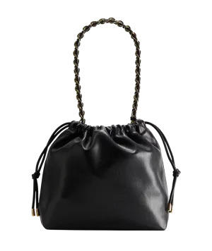 H&M Black Soft Bucket Bag
