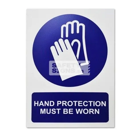 Hand Protection Must Be Worn (M011_ALU)