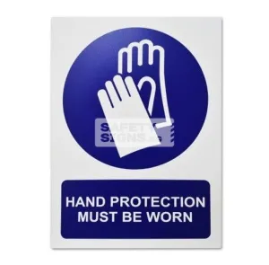 Hand Protection Must Be Worn (M011_ALU)