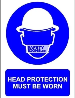Head Protection Must Be Worn (M002_VNL)