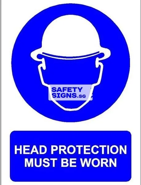 Head Protection Must Be Worn (M002_VNL)