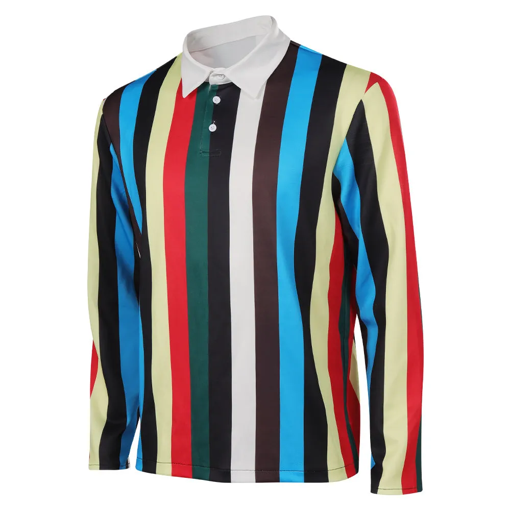 Heartstopper 2 Charlie Spring Color Stripes Jacket Cosplay Halloween Carnival