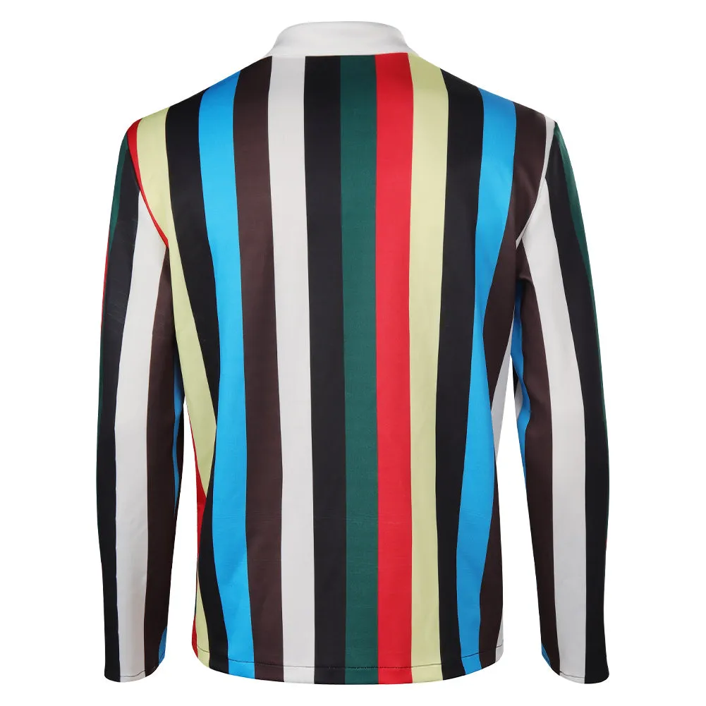 Heartstopper 2 Charlie Spring Color Stripes Jacket Cosplay Halloween Carnival