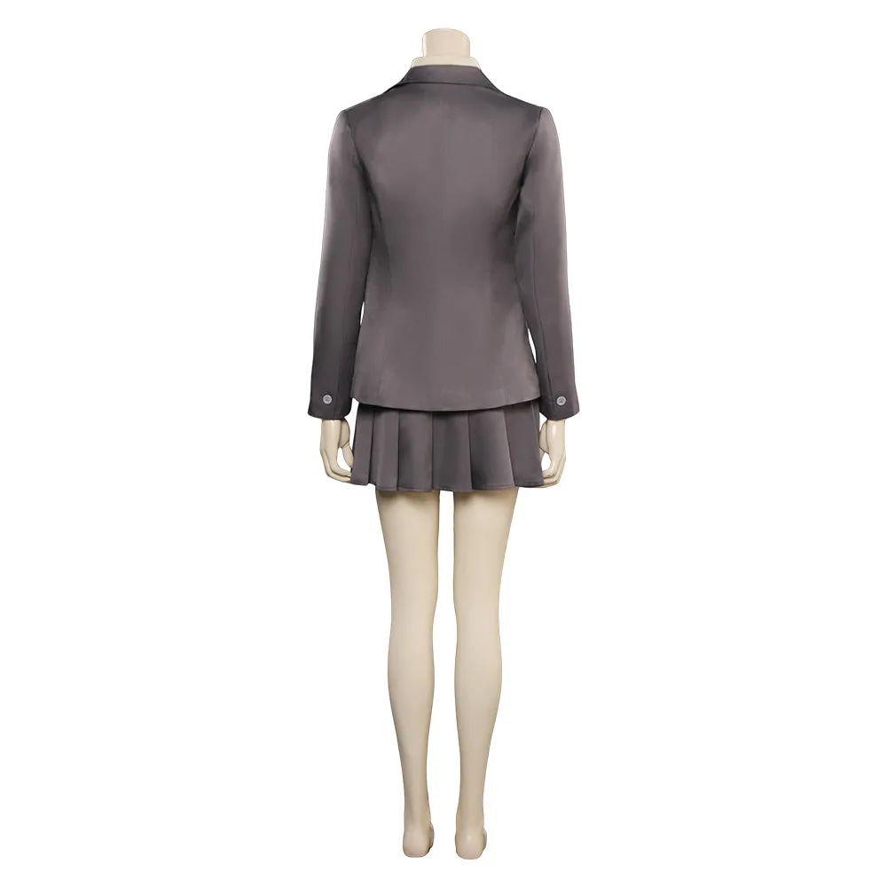 Heartstopper Elle Argent Cosplay Costume Women Uniform Shirt Skirt Outfits Halloween Carnival