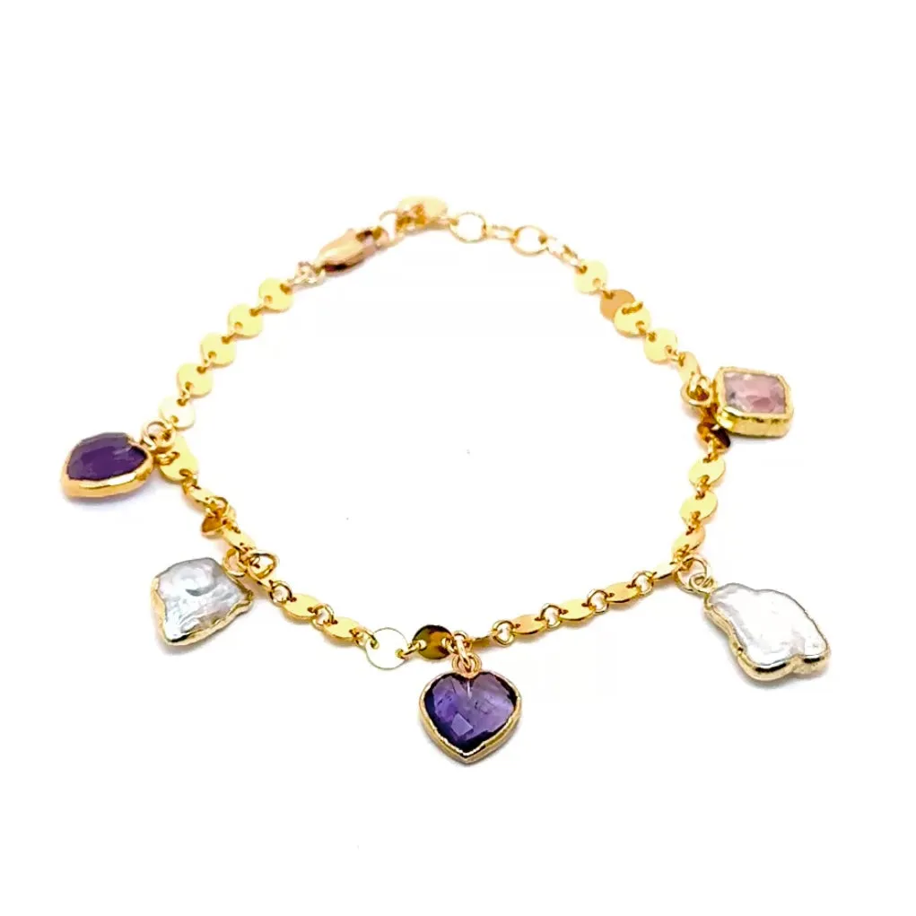Hearty Charm Bracelet