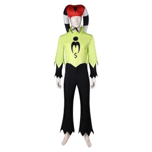 Helluva Boss Fizzarolli Yellow Set Cosplay Costume Outfits Halloween Carnival Suit