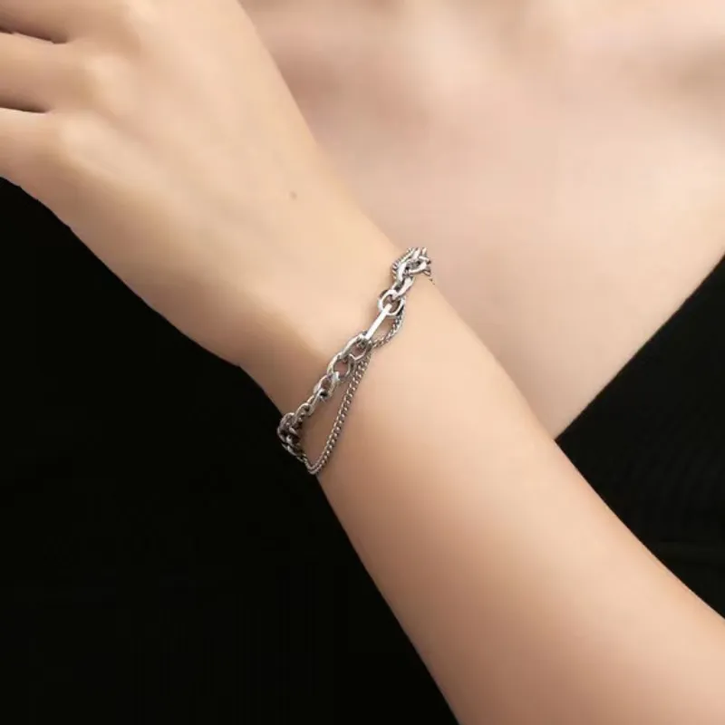 Hip Hop Double Wrap Bracelet