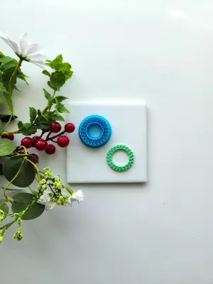 Holly Leaf Wreath | Christmas Polymer Clay Cutter