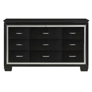 Homelegance Allura Dresser in Black 1916BK-5