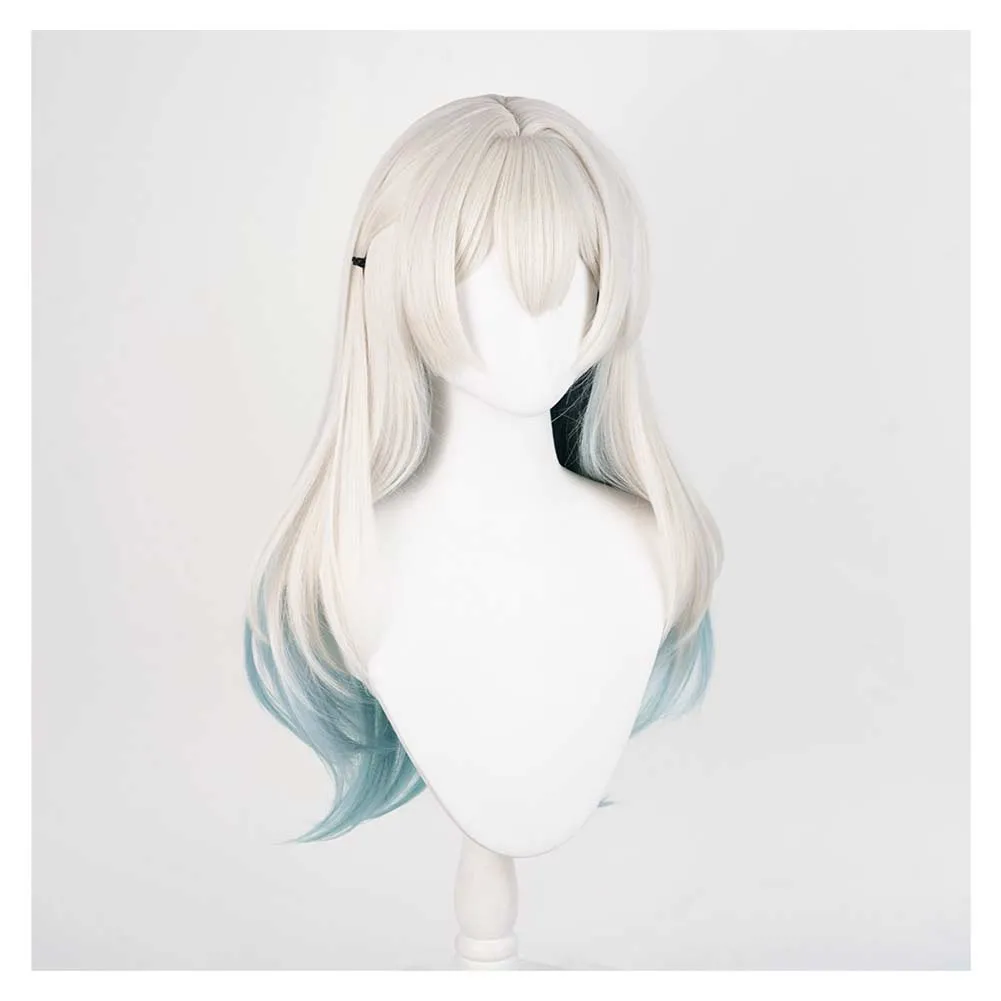 Honkai: Star Rail Firefly Game Character Cosplay White Wig Heat Resistant Synthetic Hair
