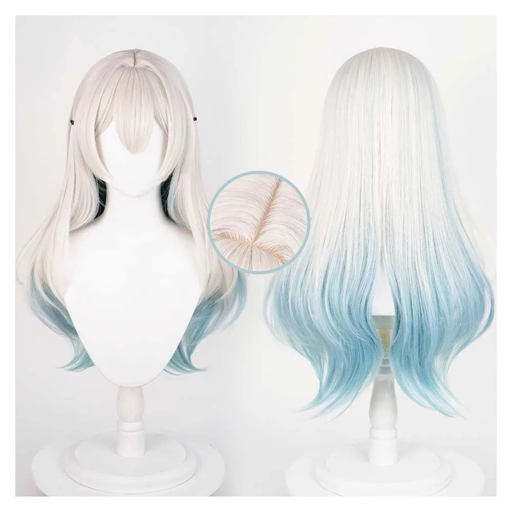 Honkai: Star Rail Firefly Game Character Cosplay White Wig Heat Resistant Synthetic Hair