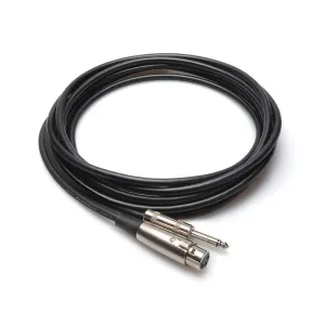 Hosa MCH-125 Microphone Cable, Hosa XLR3F to 1/4inch TS, 25ft