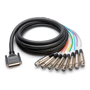 Hosa Technology Snake DB25A - XLR3F 7M