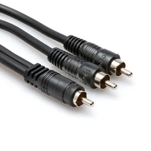 Hosa Y Cable, RCA to Dual RCA, 3 ft