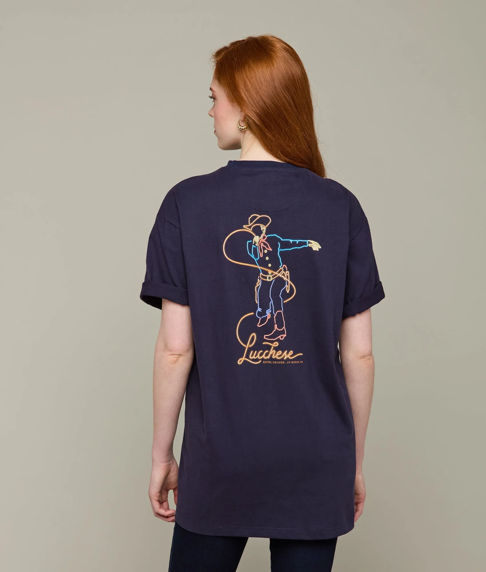 Hotel Drover Tee :: Navy