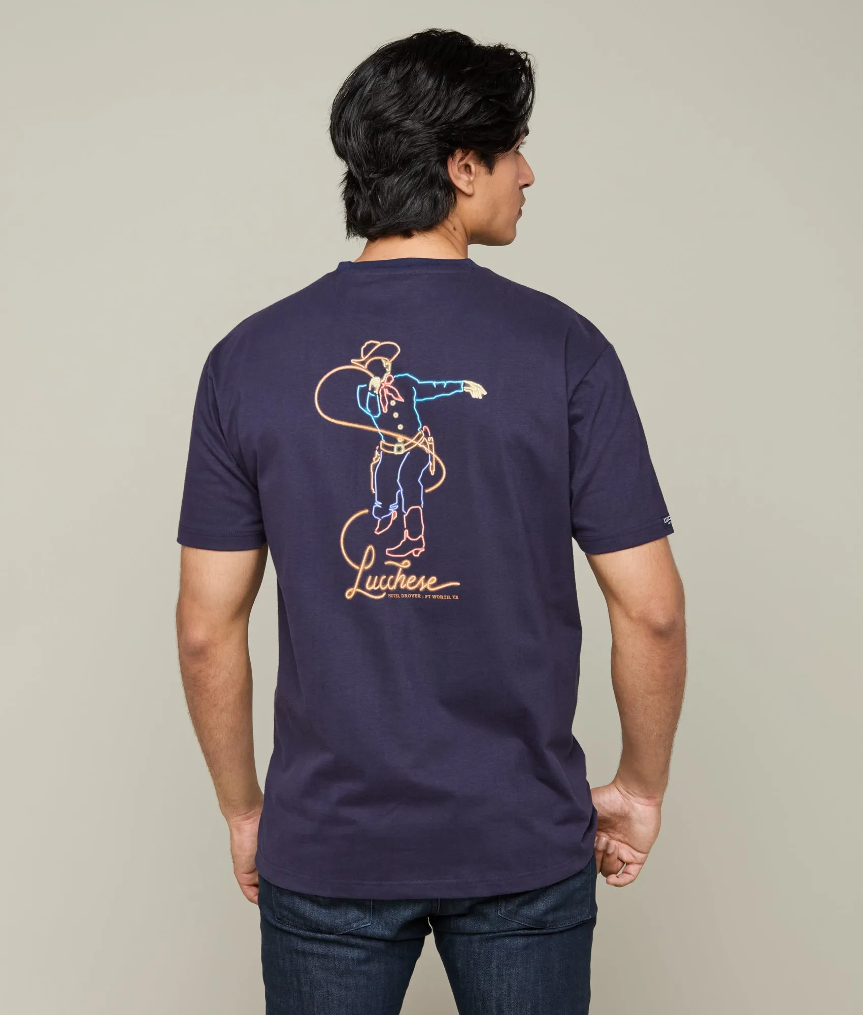 Hotel Drover Tee :: Navy