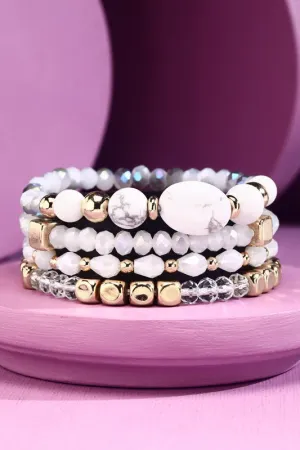 Howlite Stone  Bracelet *