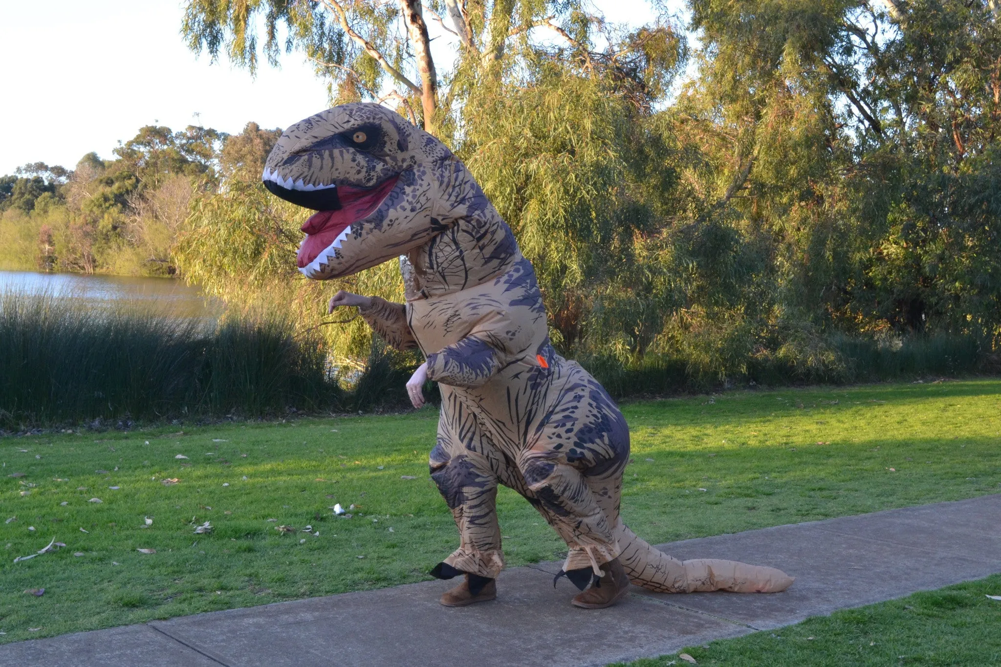 Inflatable T-Rex Costume