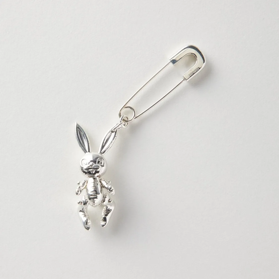 Inflated Bunny Charm Earring