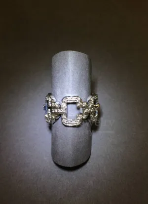Interlocking Diamond Soft Ring