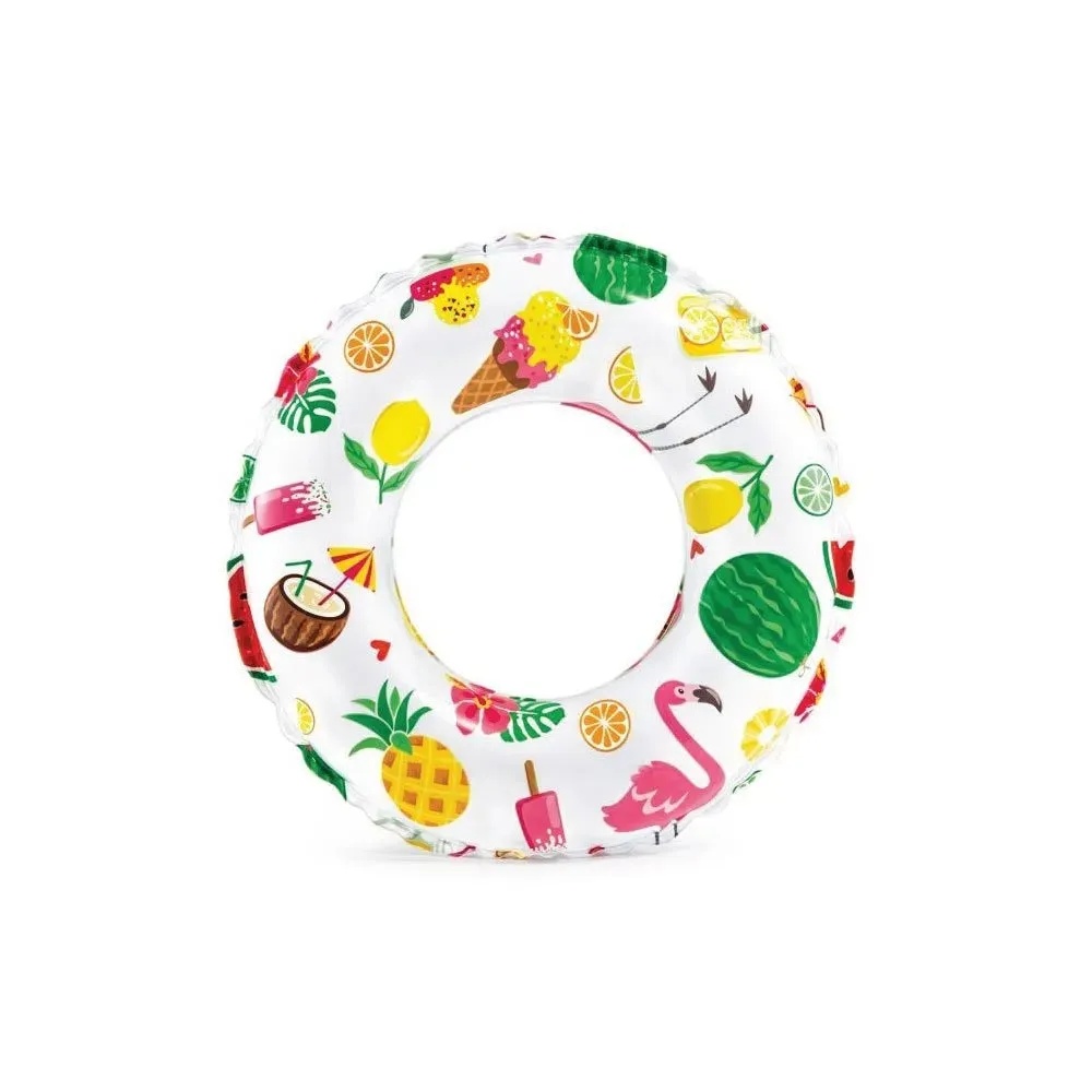 INTEX Lively Print Swim Rings (60cm) - 3 Styles