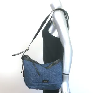 Isabel Marant Leyden Denim Hobo Bag Dark Blue