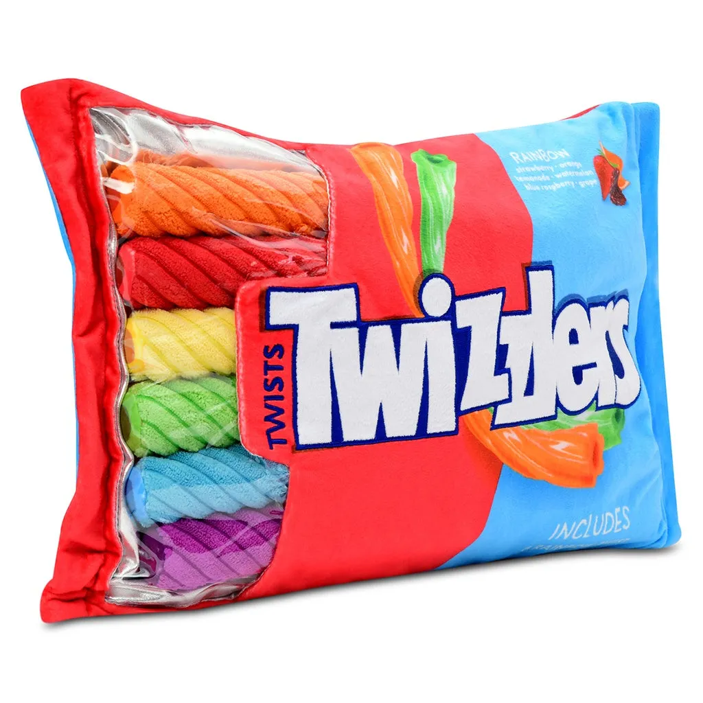 Iscream Rainbow Twizzlers Packaging Fleece Plush