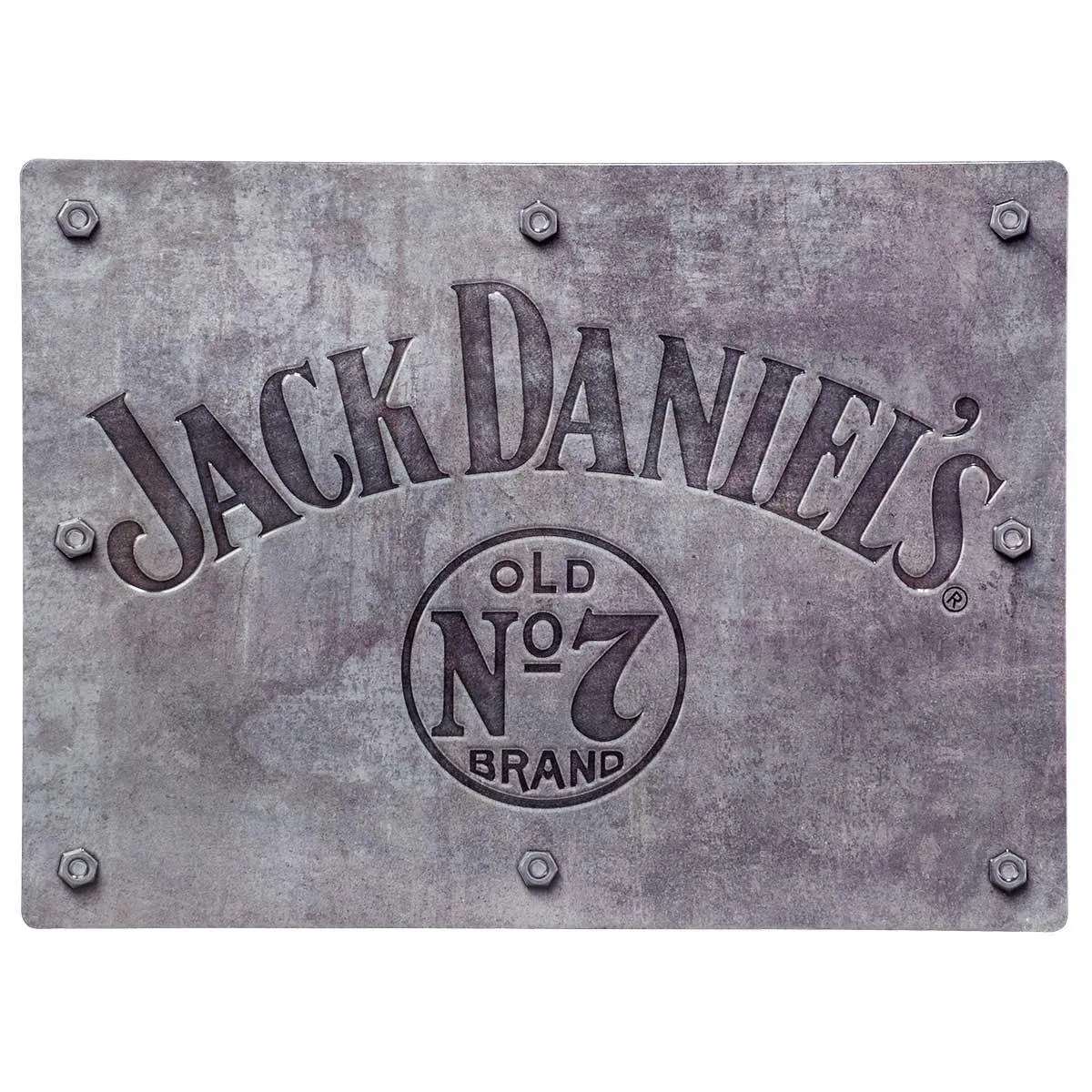 JD Old No. 7 Ting Sign (Embossed)